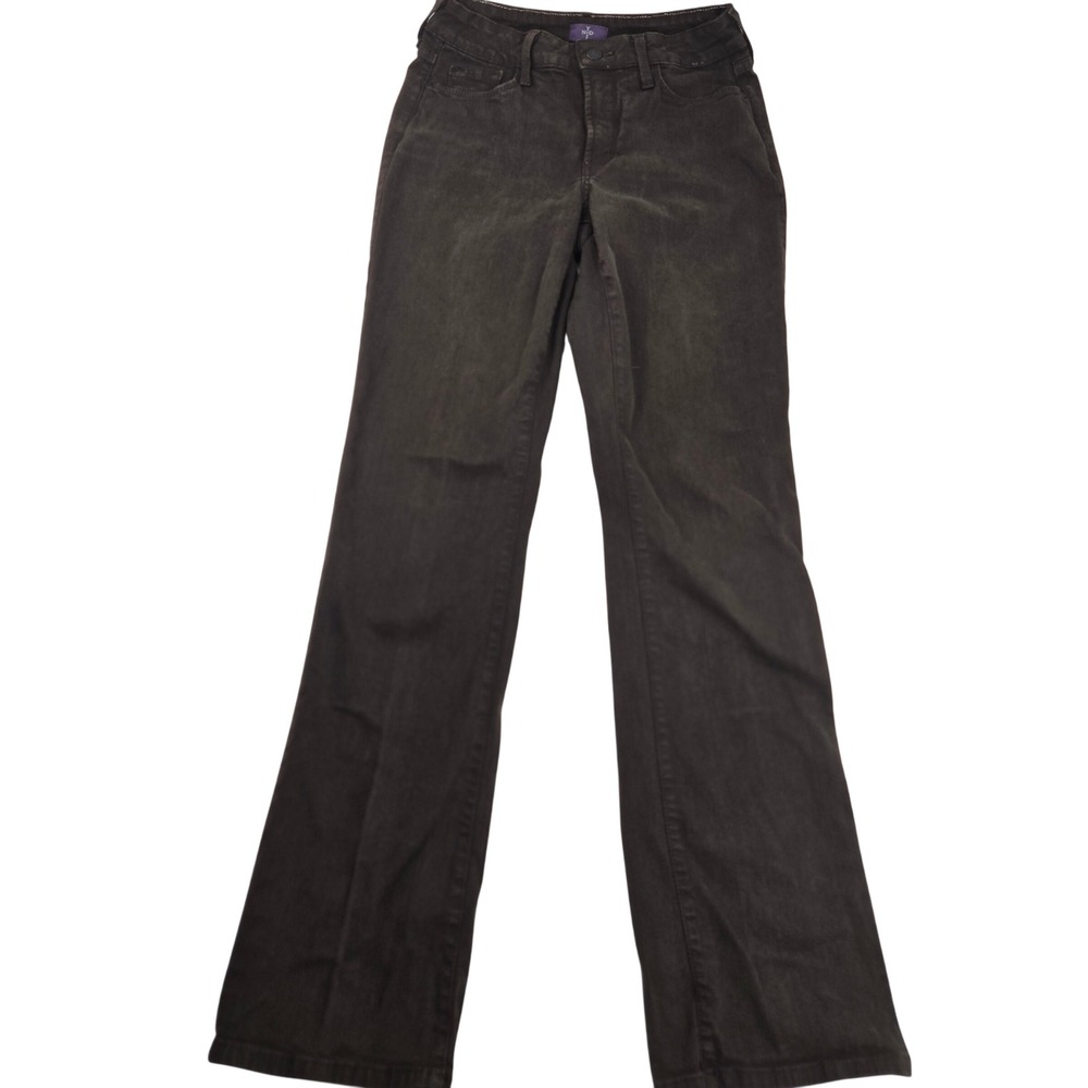 NYDJ Bootcut Jeans Lift Tuck Embroidered Pockets Sz 6 Coastal Cowgirl Y2K 27x32‎